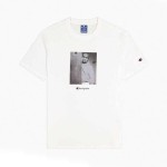 Champion Vintage Sports Icons Print Crewneck Tee White