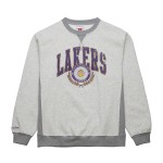 Mitchell&Ness NBA Premium  Fleece Crew Los Angeles Lakers