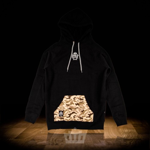 Ataf Hoodie Camo Black - atafhoodcamblk w Ataf.pl
