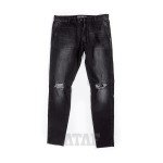 Ataf Ripped Denim Washed Black