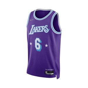 Nike NBA Los Angeles Lakers City Edition Dri-FIT Swingman Jersey LeBron James