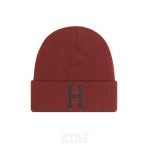 HUF Classic H Beanie Rose Wood Red