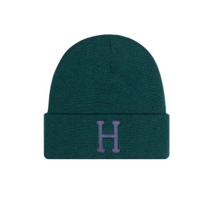 HUF Classic H Beanie Botanical Green