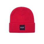 HUF Box Logo Beanie Cyber Red