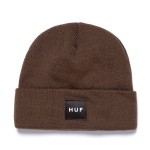 HUF Essentials Box Logo Beanie Brown