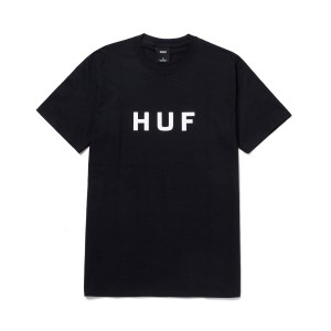HUF Essentials OG Logo T-Shirt Black