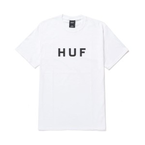 HUF Essentials OG Logo T-Shirt White