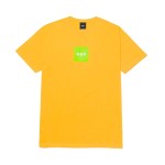 HUF Essentials Box Logo T-Shirt Lemon Yellow