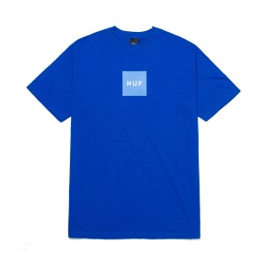 HUF Essentials Box Logo T-Shirt Deep Marine