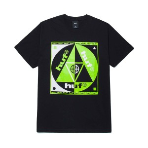 HUF Blue Code T-Shirt Black
