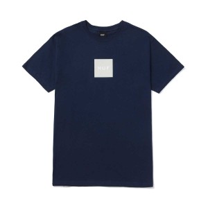 HUF Essentials Box Logo T-Shirt Navy