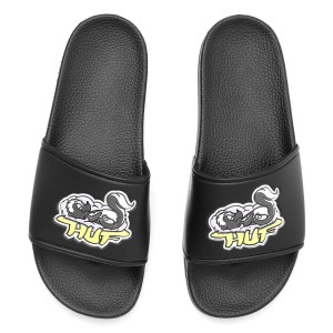 HUF Skunky Badeschuhe Slide Black
