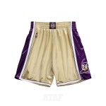 Mitchell & Ness NBA Hall Of Fame Authentic Shorts Los Angeles Lakers 1996-2016 Kobe Bryant Gold