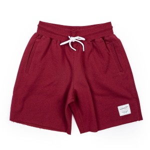 Mitchell & Ness Essentials Fleece Shorts Cabernet