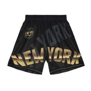 Mitchell & Ness NBA Big Face 4.0 Fashion Short New York Knicks Black