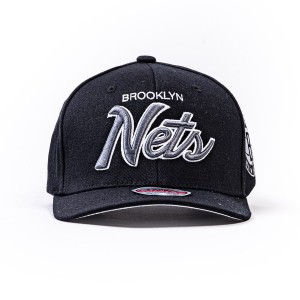 Mitchell & Ness NBA Team Script 2.0 Stretch Snapback Brooklyn Nets