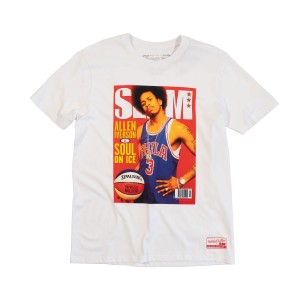 Mitchell & Ness NBA Slam Tee Allen Iverson Philadelphia 76ers White