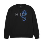 HUF Dragon Crewneck Black
