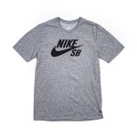 Nike SB Logo DRI-FIT Tee Grey Heather