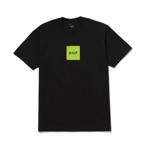 HUF Essentials Set Box Logo T-Shirt Black