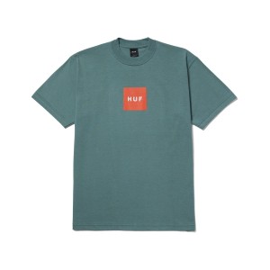 HUF Essentials Set Box Logo T-Shirt Sage