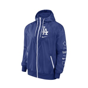 Nike MLB Men's Team Runner Windrunner Jacket Los Angeles Dodgers