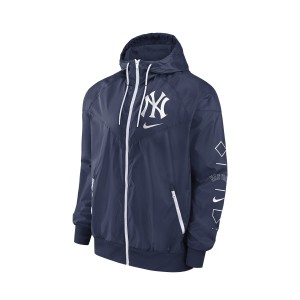 Nike MLB Men's Team Runner Windrunner Jacket New York Yankees