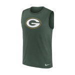 Nike NFL Men's Large Muscle Logo Tank Green Bay Packers