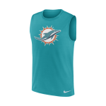 Nike NFL Men's Large Muscle Logo Tank Miami Dolphins