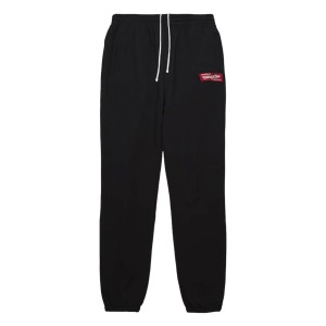Mitchell & Ness Branded Box Logo Pants Black