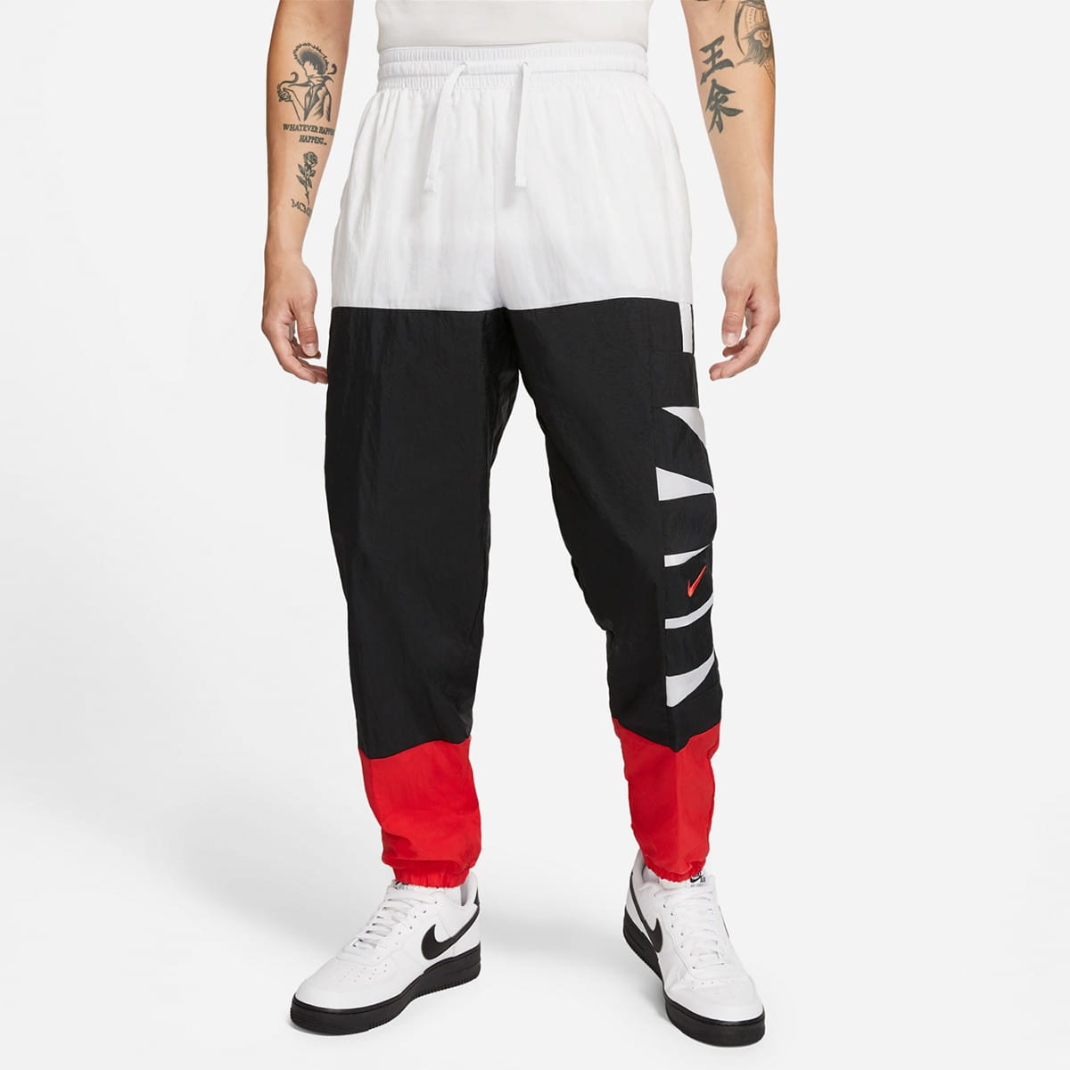 black and red nike dri fit